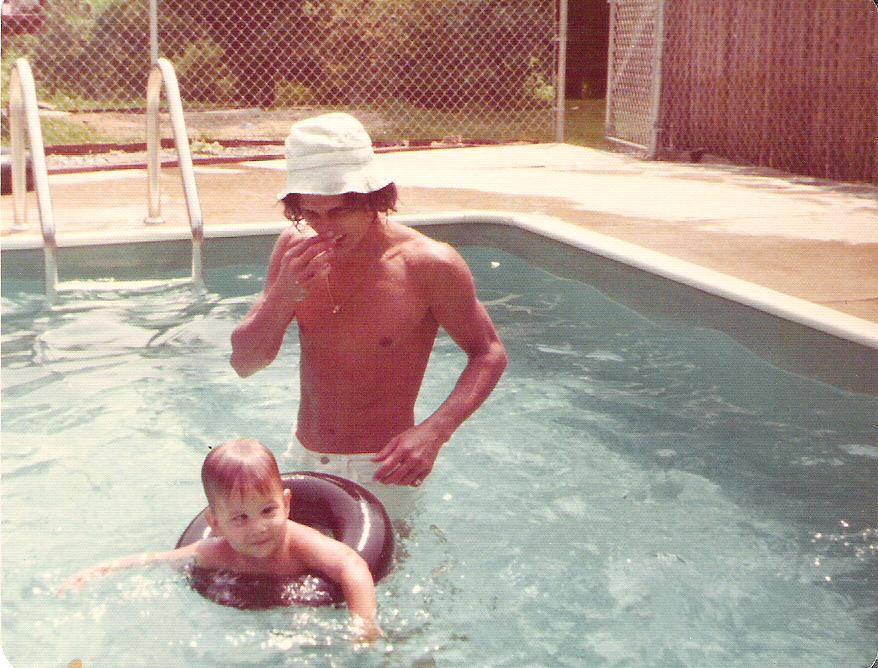 With His Son Joey.